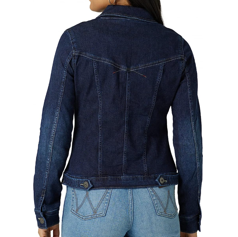 OEM ODM Custom Made Women's Long Denim Jacket Women Jean Jacket Cotton Fashion Jacket Coat