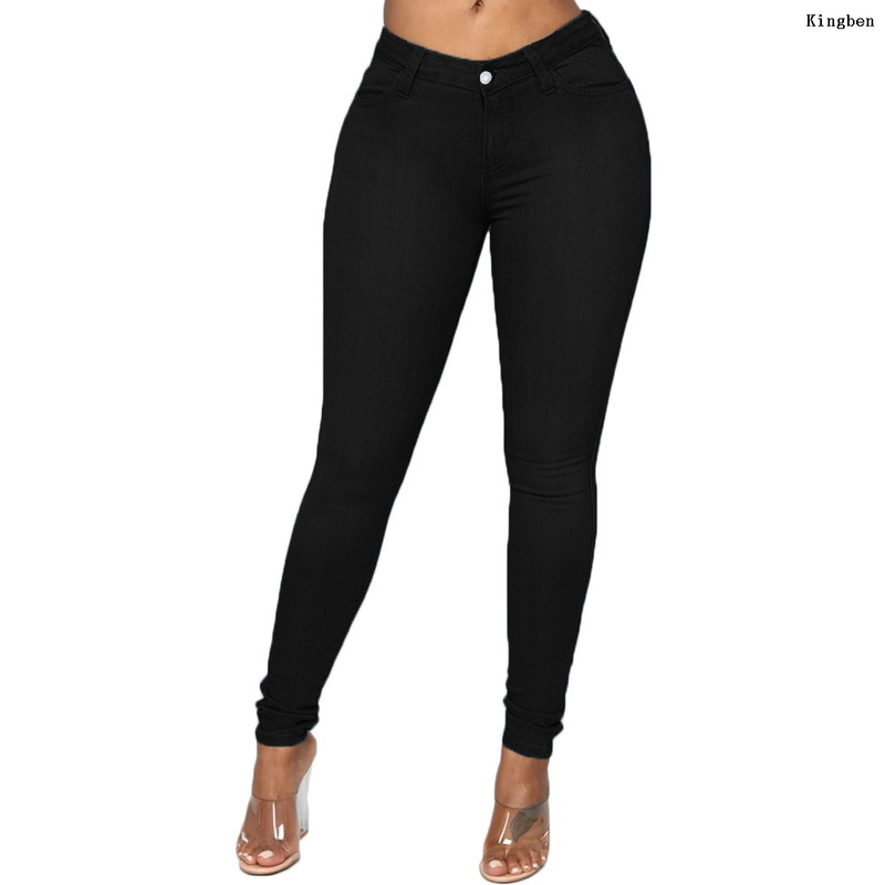 OEM ODM Women’s Low Waist Denim Jeans Custom Fit Commuteable Pencil Jeans For Women Denim Manufacturer