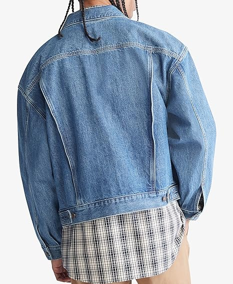 OEM ODM Hot Selling Men Casual Loose Denim Jacket Custom Long Sleeve Wholesale Breathable Men Denim Jacket Jeans Factory