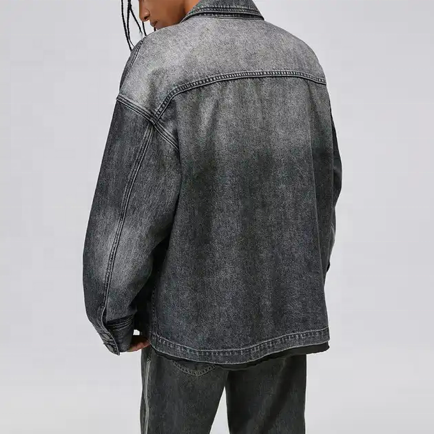 OEM ODM Custom Design Fashion High Quality Denim Jacket For Man Jeans Supplier