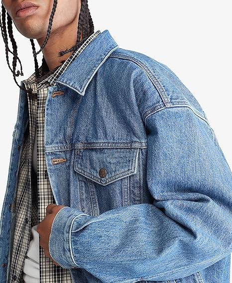 OEM ODM Hot Selling Men Casual Loose Denim Jacket Custom Long Sleeve Wholesale Breathable Men Denim Jacket Jeans Factory