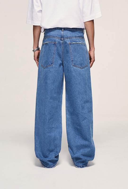 OEM ODM Wholesale Blue Black Color Men Denim Jeans Plus Size Men Fashoin Men Denim Pants Jeans Factory