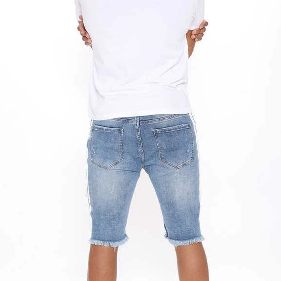 Welcome OEM ODM Mens Skinny Denim Fitness Jean Shorts Wholesale Price Half Pants For Men Custom Shots Man