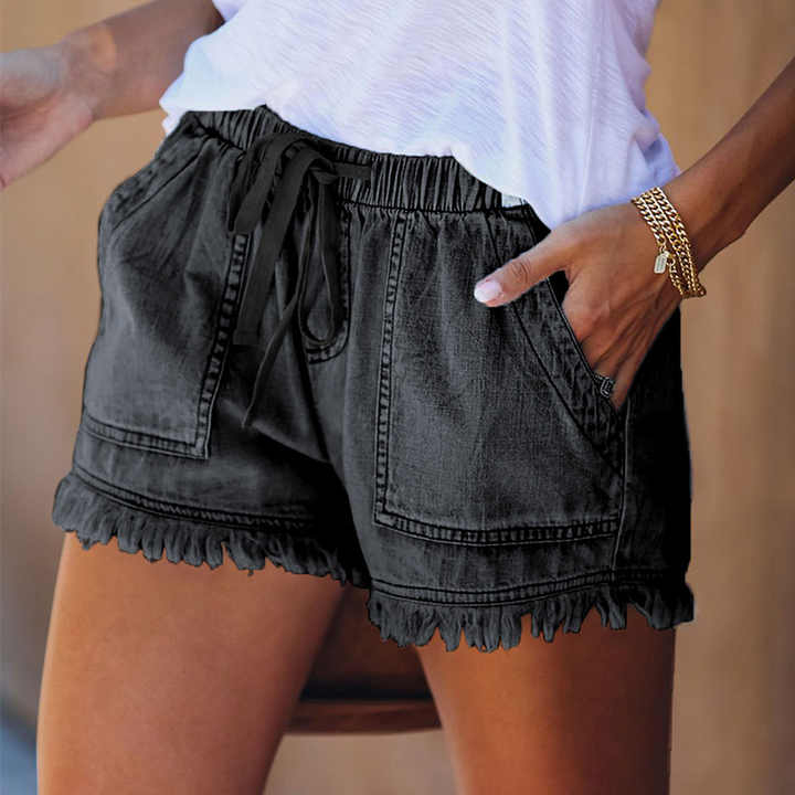 OEM ODM New Design Denim Skort S-5XL Plus Size Women Clothing Summer High Waist Denim Shorts Factory