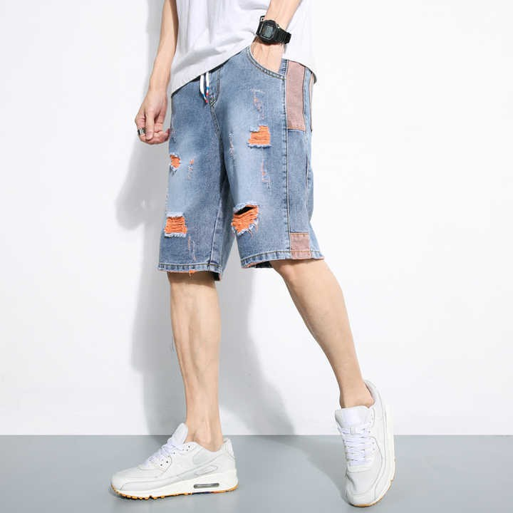 OEM ODM High Quality Denim Shorts Jean Slim Breathable Straight Casual Jeans Pants Men Jeans Factory
