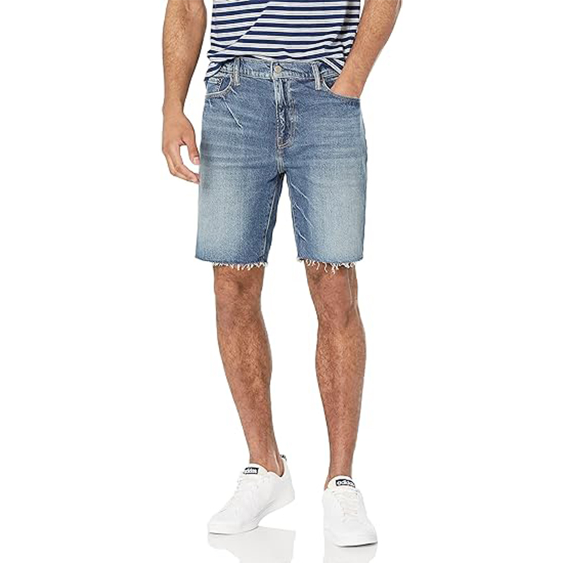 Welcome OEM ODM Custom Summer Streetwear Short Half Pants Loose Work Shorts Fashion Men's Baggy Denim Jean Shorts Men