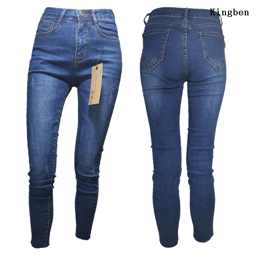 OEM ODM Low Waist New Style Girls Lady Women Jeans Butt Lift Slim Fit Jeans Pencil Pants Skinny Denim Jeans Manufacturer