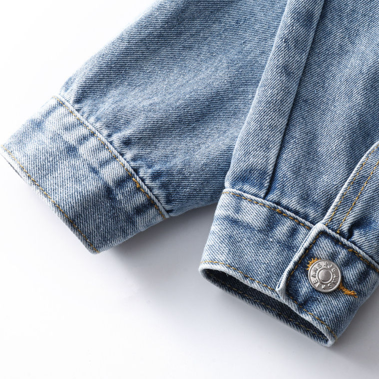 OEM ODM Wholesale Oversize Blue Baggy Denim Jacket Casual Women Plus Size Jean Denim Jackets Factory