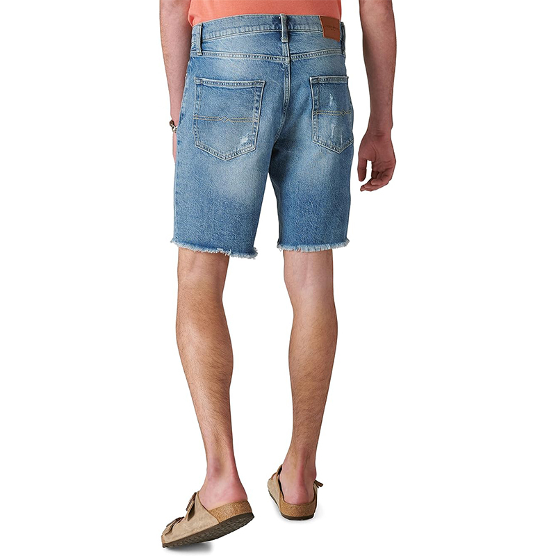 Welcome OEM ODM Custom Summer Streetwear Short Half Pants Loose Work Shorts Fashion Men's Baggy Denim Jean Shorts Men