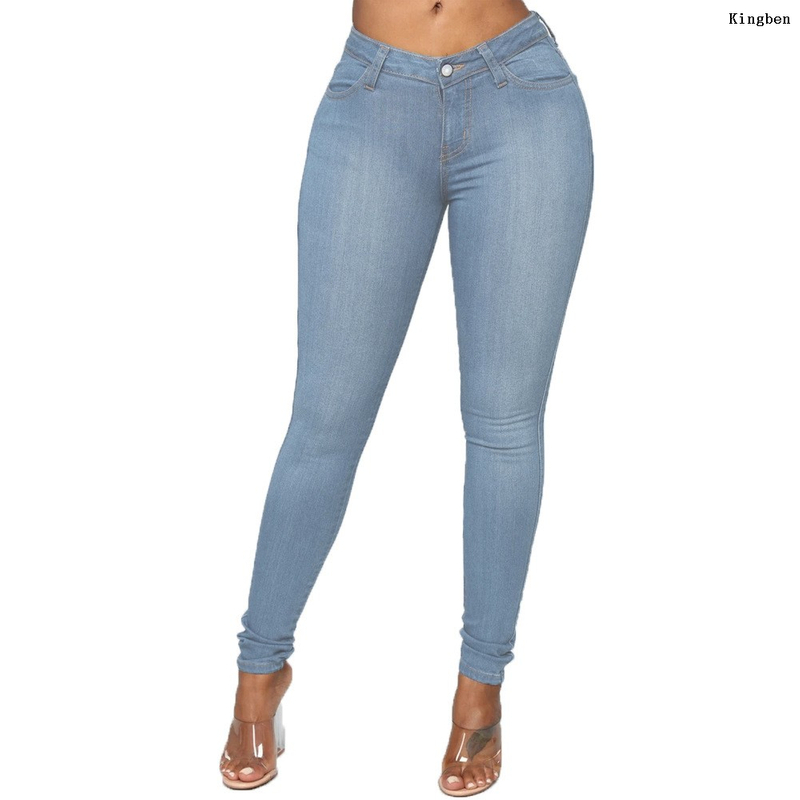 OEM ODM Women’s Low Waist Denim Jeans Custom Fit Commuteable Pencil Jeans For Women Denim Manufacturer