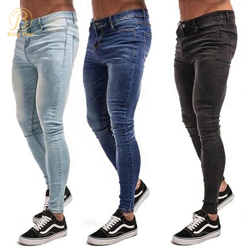 Welcome OEM ODM Fashion Jeans For Men Wholesale Jean Pants Slim Fit Men Low Waist Man Denim Jeans Pants