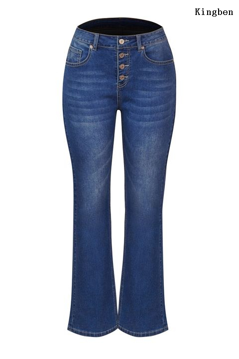 OEM ODM Mid-waist boot cut jeans for women classic women’s bootcut jeans 