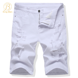 OEM ODM High Quantity and low price direct factory manufactured Design Men Jeans Short Custom Outdoor Denim Short 