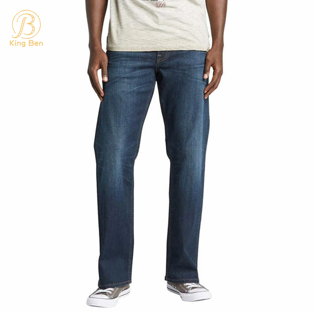 OEM ODM Wide Leg Denim Jeans OEM Custom Jeans pants Men Straight Streetwear Fashion Casual Men's Jeans High Quality