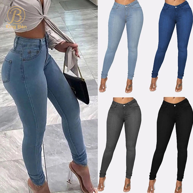 OEM ODM Women’s Low Waist Denim Jeans Custom Fit Commuteable Pencil Jeans For Women Denim Manufacturer