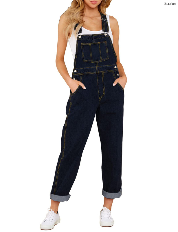 OEM ODM Women’s jeans pants jumpsuits casual loose fit overalls