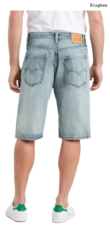Welcome OEM ODM Men's casual loose straight denim jeans shorts