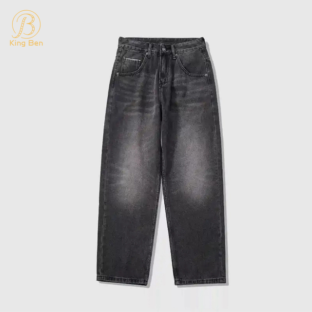 Welcome OEM ODM Hot Selling Women Low Waist Denim Pants Construction Leather Logo Patch Cargo Jeans Factory