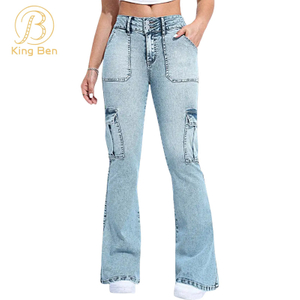 OEM ODM High Quality Low Price High Waist Sexy Stretchy Ladies Cotton Jeans Skinny Leggings Denim Jeans Women